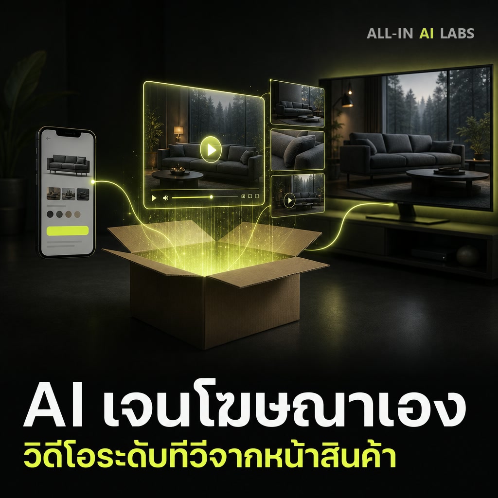 Poster ข่าว Amazon Ads Agent เจนวิดีโอโฆษณาด้วย AI