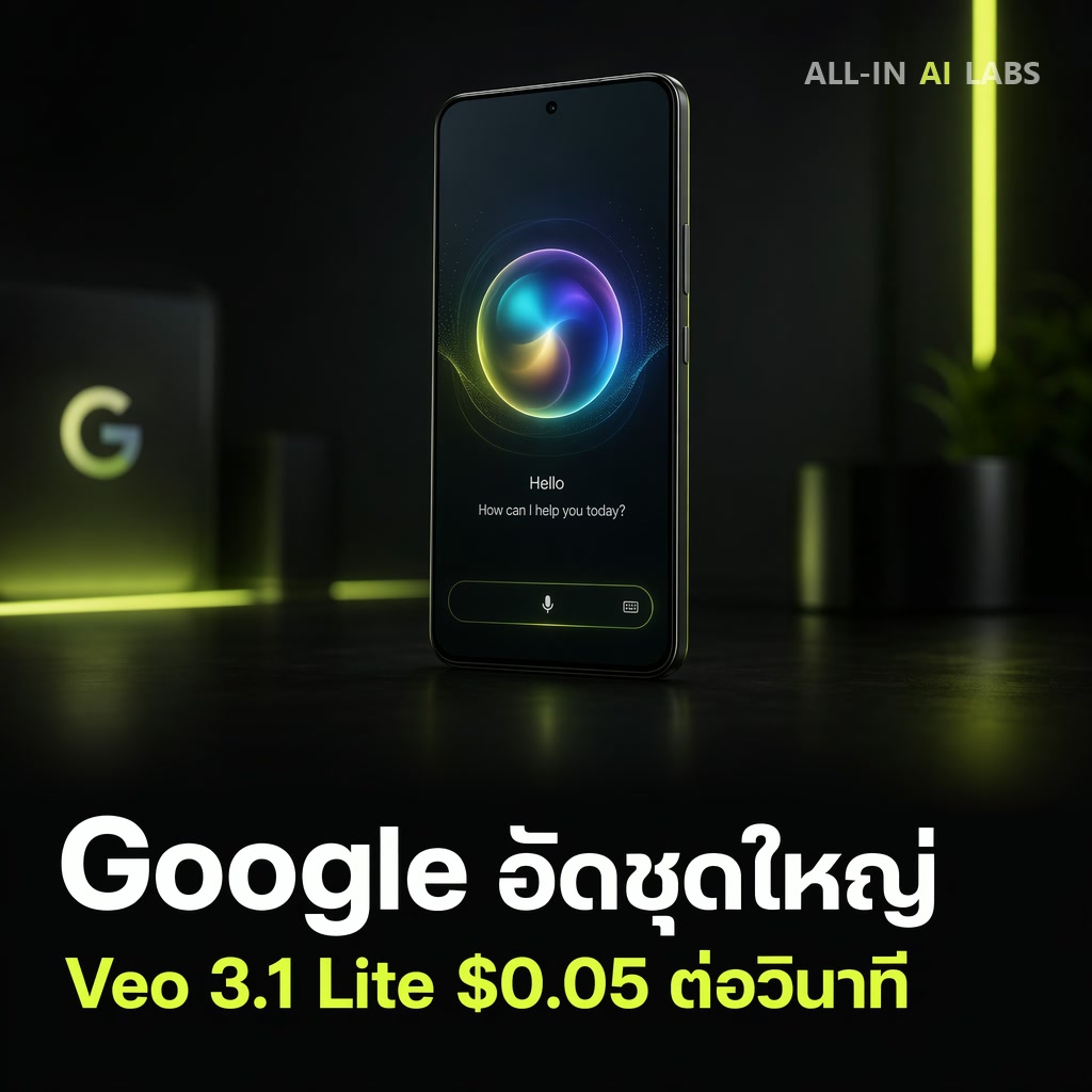 Poster ข่าว Google อัพเดท AI มิถุนายน 2026