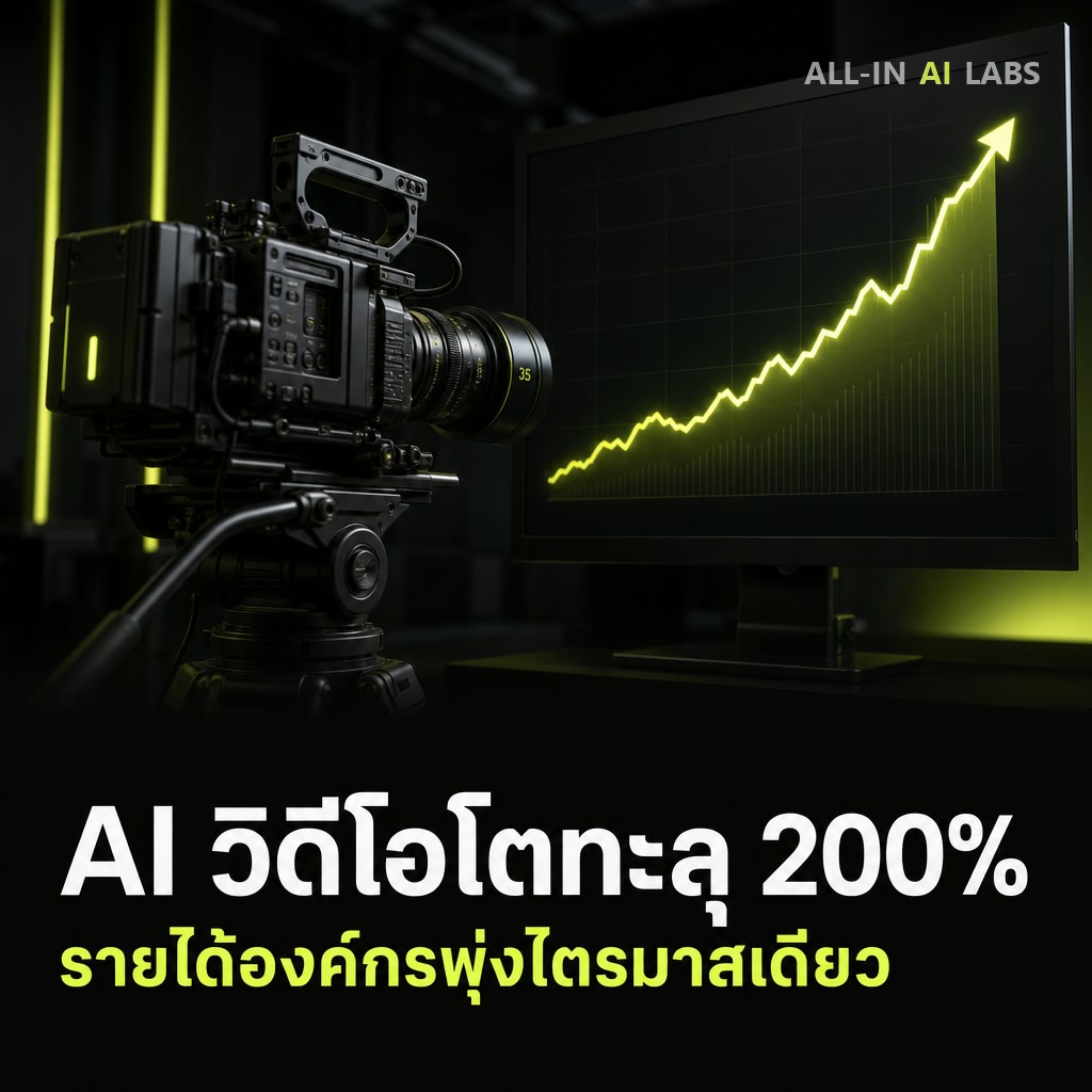 Poster ข่าว Kling AI รายได้ไตรมาส 2 ปี 2026 โต 200%