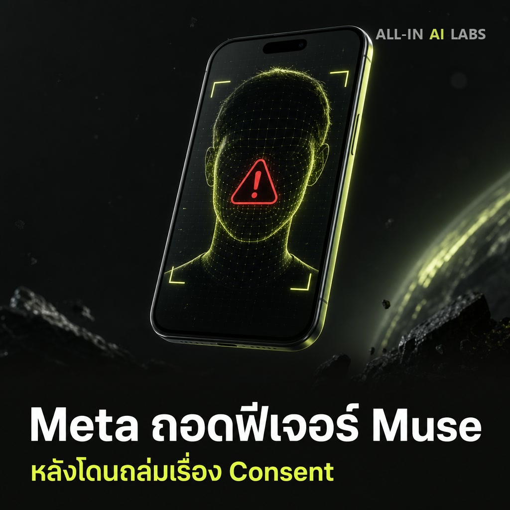 Poster ข่าว Meta ถอดฟีเจอร์ Muse หลังโดนถล่มเรื่อง consent